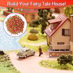 50pcs mini bricks for fairy garden building realistic miniature landscaping figurine & diy fake bricks toy