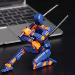 3d printed shapeshift robot, multi-jointed movable figure toy for kids, adults & creative play, perfect gift idea