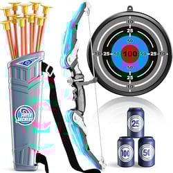 kids bow and arrow set led light up toy archery set for outdoor adventure & sports fun