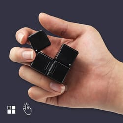 mini infinity magic cube, educational antistress toy for children & adults | relaxing foldable puzzle