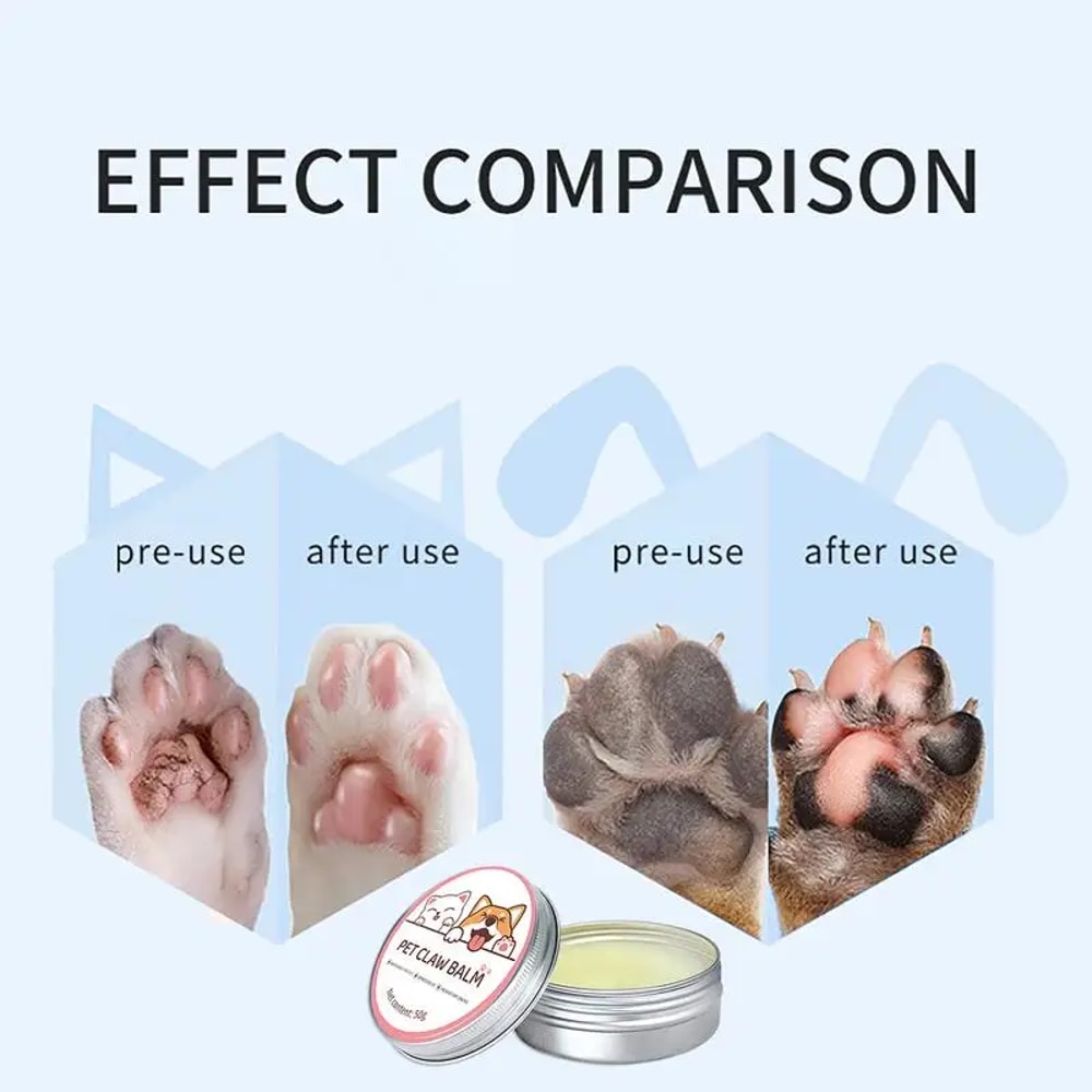 Paw Protective Cream for Pets Cat & Dog Paw Balm Cracked Feet Repair & Moisturizer