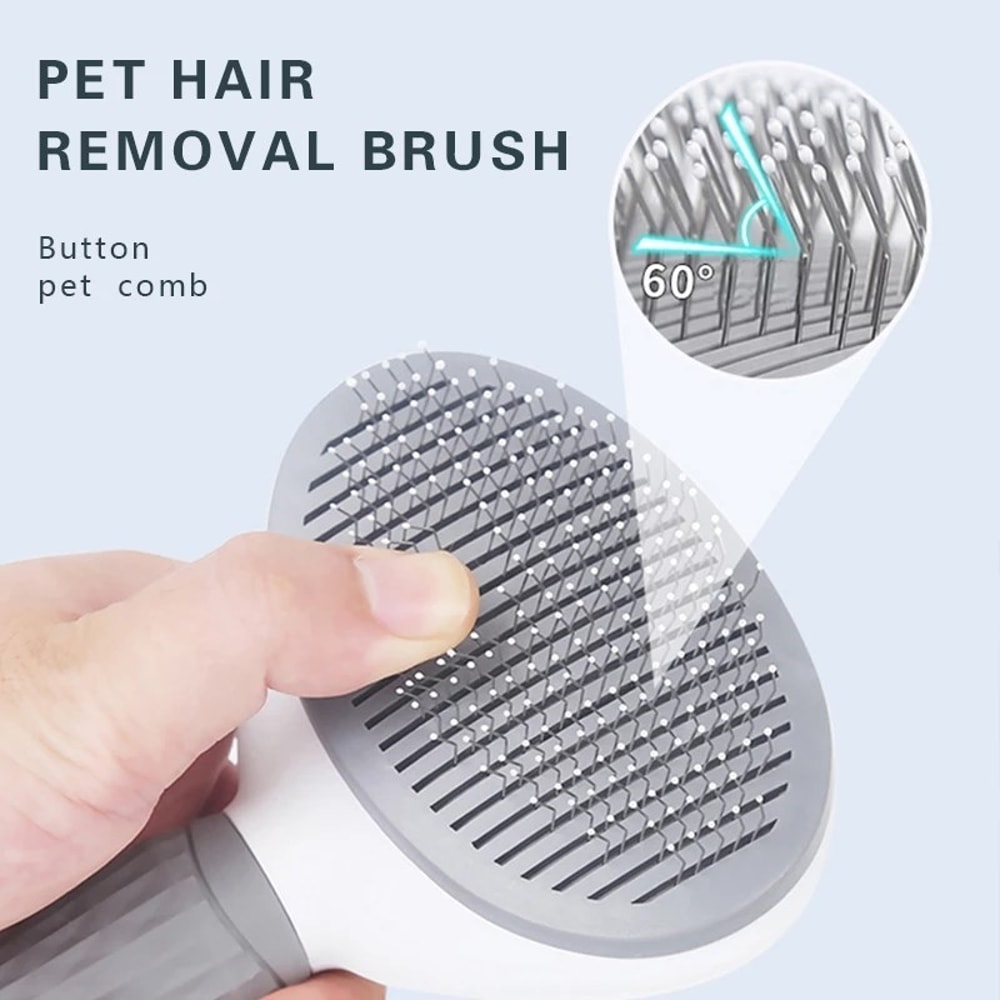 SelfCleaning Pet Hair Remover Brush Grooming Tool for Dogs Cats Pet Dog Brush Cat Comb