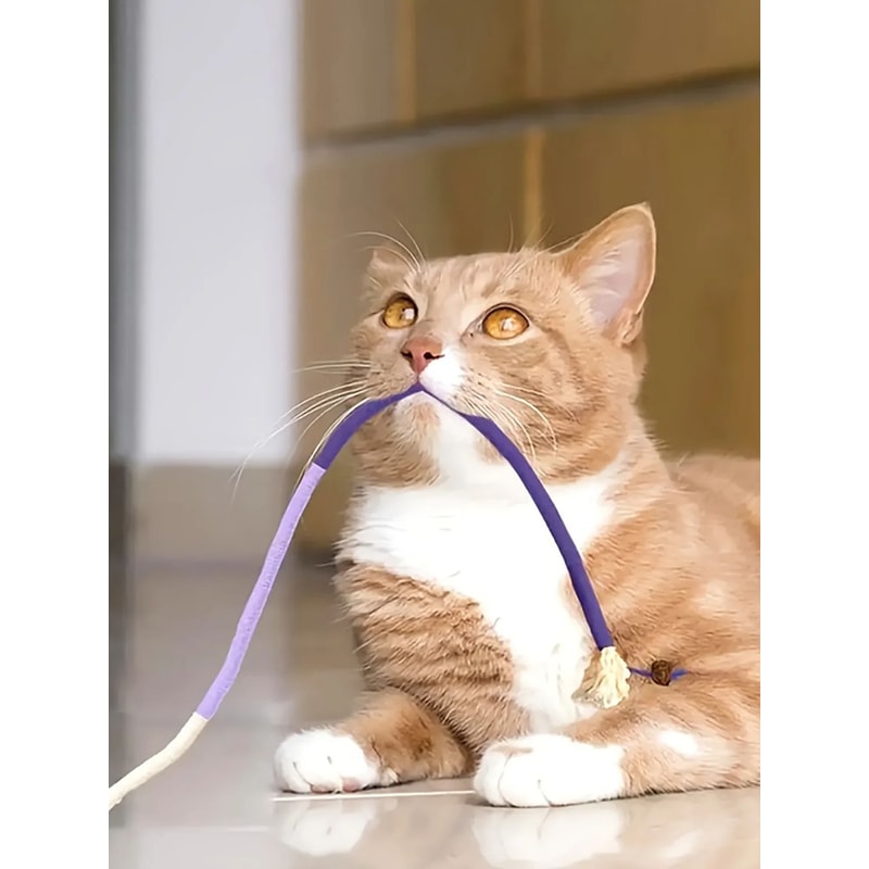 Durable Rope Toy For Cats Puppies Teething Chew Toy For Playful Pets 5