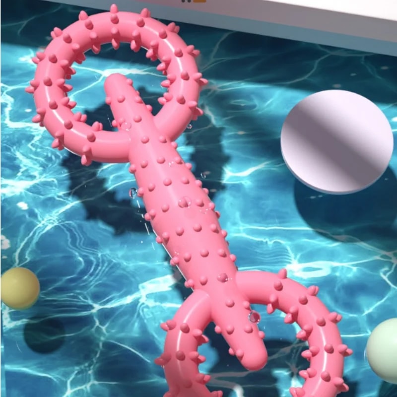 Dog Pull Ring Puppy Chewing Toy Indestructible Pet Pull Ring Toys Interactive Puppy Chew Toy For Bo 4