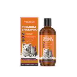 deep cleansing pet shampoo for dogs cats, odor control, relieve itching, keep ph balance, soft fluffy skin shower gel