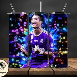 ronaldo tumbler wrap ,cristiano ronaldo tumbler design, ronaldo 20oz skinny tumbler wrap, design by nash designer 06