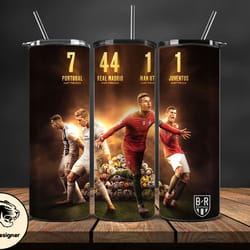 ronaldo tumbler wrap ,cristiano ronaldo tumbler design, ronaldo 20oz skinny tumbler wrap, design by nash designer 13