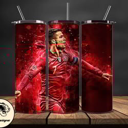 ronaldo tumbler wrap ,cristiano ronaldo tumbler design, ronaldo 20oz skinny tumbler wrap, design by nash designer 15