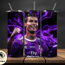 ronaldo tumbler wrap ,cristiano ronaldo tumbler design, ronaldo 20oz skinny tumbler wrap, design by nash designer 10