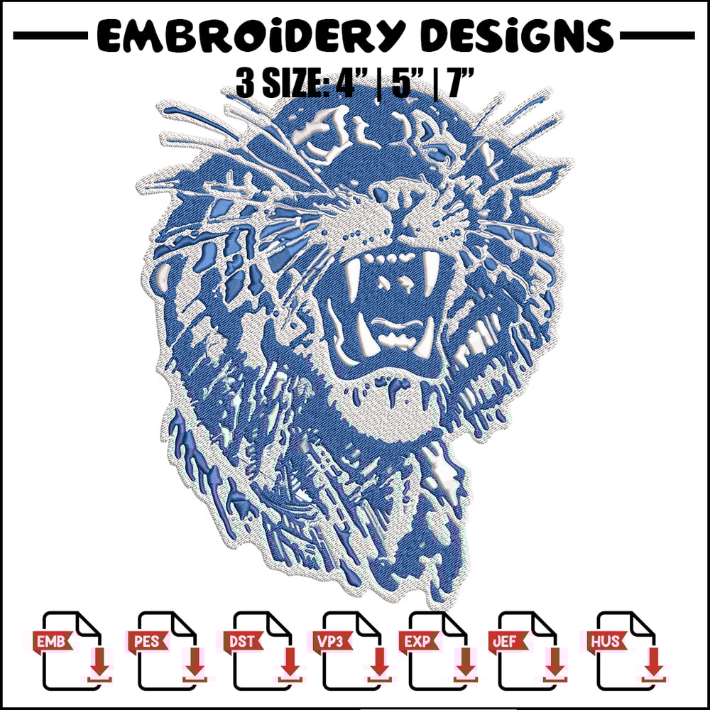 Memphis Tigers logo embroidery design, Logo embroidery, Sport embroidery, logo sport embroidery, Embroidery design.jpg