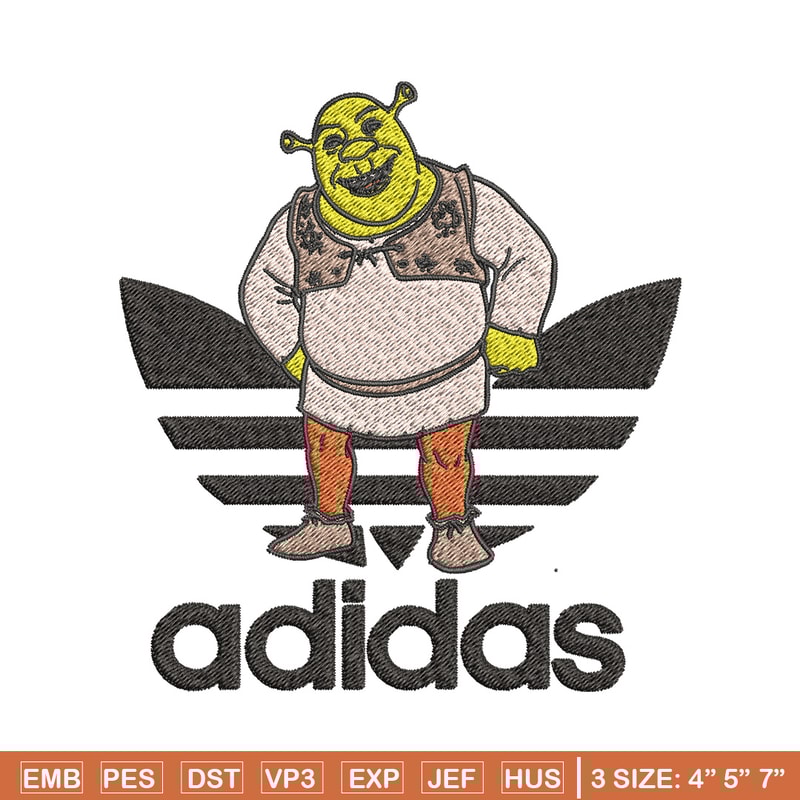 Monster adidas Embroidery Design, Adidas Embroidery, Embroidery File, Brand Embroidery, Logo shirt, Digital download.jpg