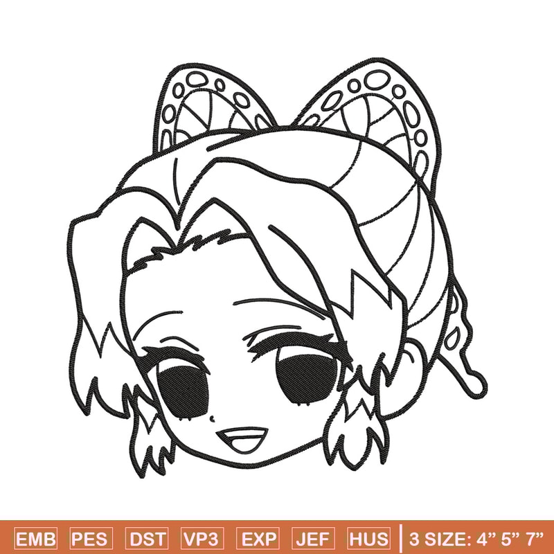 Shinobu chibi Embroidery Design,Demon slayer Embroidery,Embroidery File,Anime Embroidery,Anime shirt, Digital download.jpg