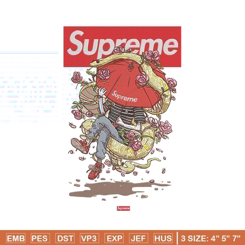 Supreme poster Embroidery Design, Supreme Embroidery, Embroidery File, Anime Embroidery, Anime shirt, Digital download.jpg