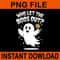 Who Let The Boos Out Ghost PNG 0