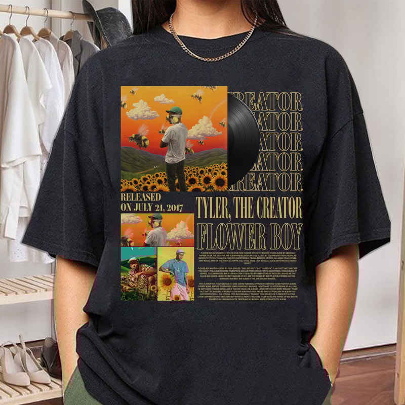 Classic Tyler the Creator Graphic T-shirt, The Creator Graphic Hip Hop Shirt, Tyler Rapper Fan Gift Unisex Shirt, Hip Hop 90s Graphic Shirt.jpg