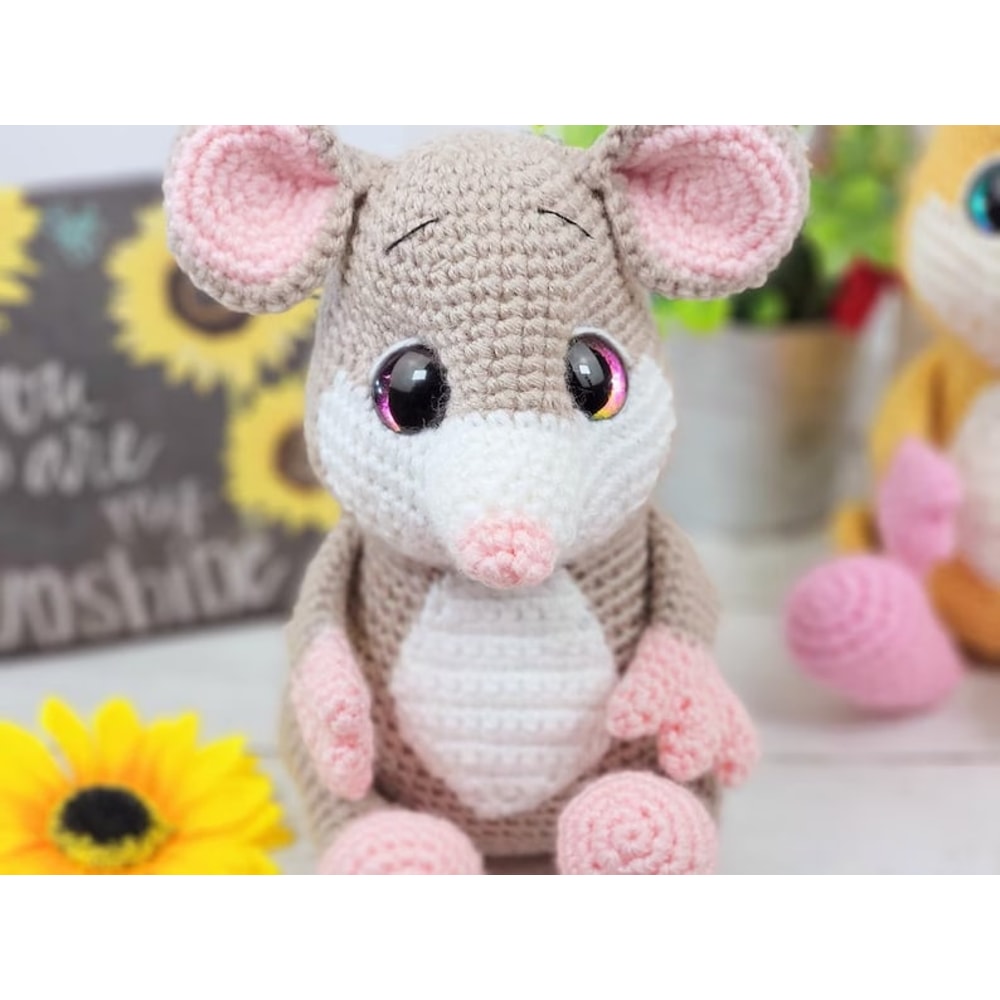 Hamstie The Hamster And Mac N Cheese The Mouse Crochet Pattern PDF Crochet Pattern 2