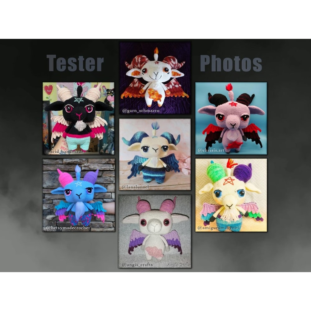 Crochet Pattern Baphomet Amigurumi Pattern PDF English US By Lyra Lune 4