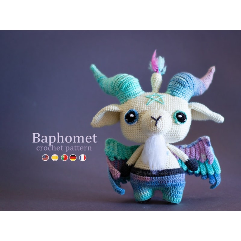 Crochet Pattern Baphomet Amigurumi Pattern PDF English US By Lyra Lune 0