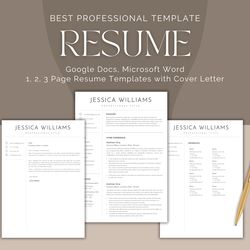 best professional resume template for google docs, microsoft word 2024 resume with microsoft word