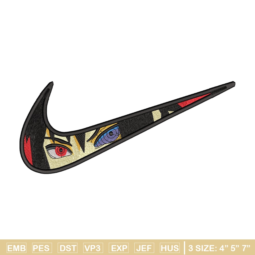 Itachi Uchiha nike embroidery design, Naruto embroidery, Nike design, Logo shirt, anime shirt, digital download.jpg