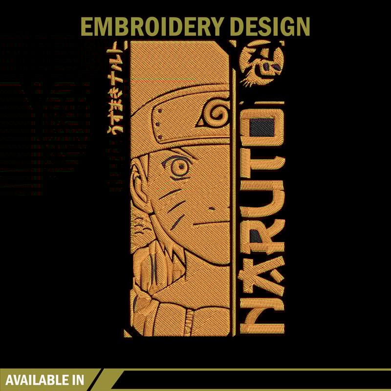 Naruto Poster Embroidery Design, Naruto Embroidery, Embroidery File,Anime Embroidery, Anime shirt, Digital download..jpg