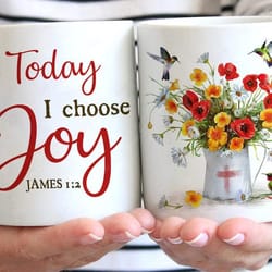 today i choose joy jesus memorial mug for dad or mom in heaven jesus lover from daughter son on birthday anniversary mot