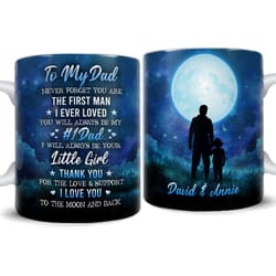 personalized mug for dad from daughter