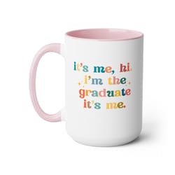 trendy gift, high school college graduation, masters degree gift for fans phd grad gift music lover coffee mug for women