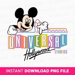 universal hollywood studios png, family trip png, happy mouse png, family vacation, vacay mode, png file for sublimation