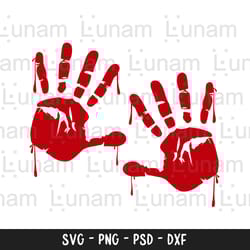 bloody hands svg, halloween svg, bloody hand print svg, bloody handprint svg, dripping blood handprint svg, handprint si