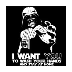 i want you to mash your hands and stay at home svg