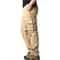 Men Pocket Loose Overalls Elastic Waist Pure Cotton Tactical Pants For Outdoor Sports Work 4