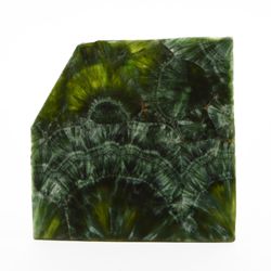 Polished with two sides slice of green seraphinite | Sparking Angel Wings