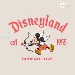 disneyland spread love est 1955 svg