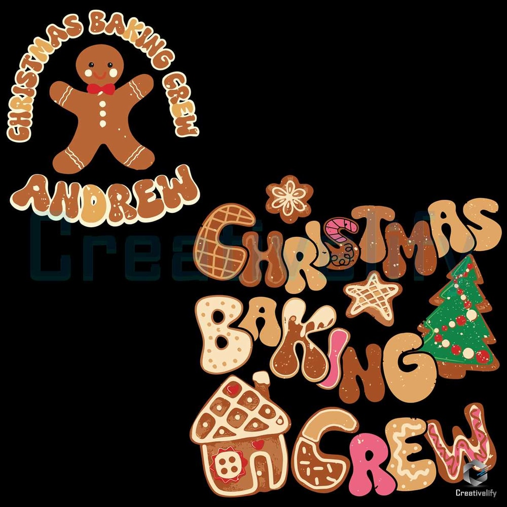 Christmas Baking Crew SVG Vintage Gingerbread File Digital.jpg