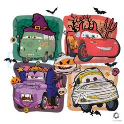 Disney Pixar Cars Halloween PNG File Digital Download
