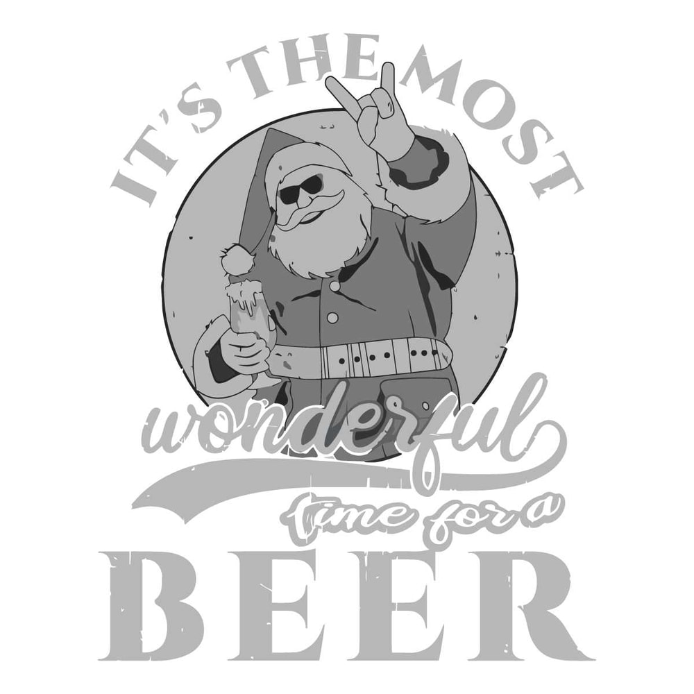 Free Wonderful Time For A Beer SVG Santa Christmas File.jpg