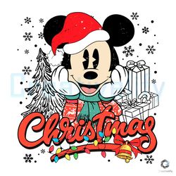 Mickey Christmas SVG Santa Disney Vintage Graphic File
