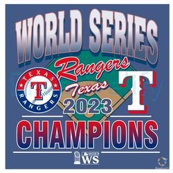 Texas Rangers Champions SVG Baseball Team Cutting File