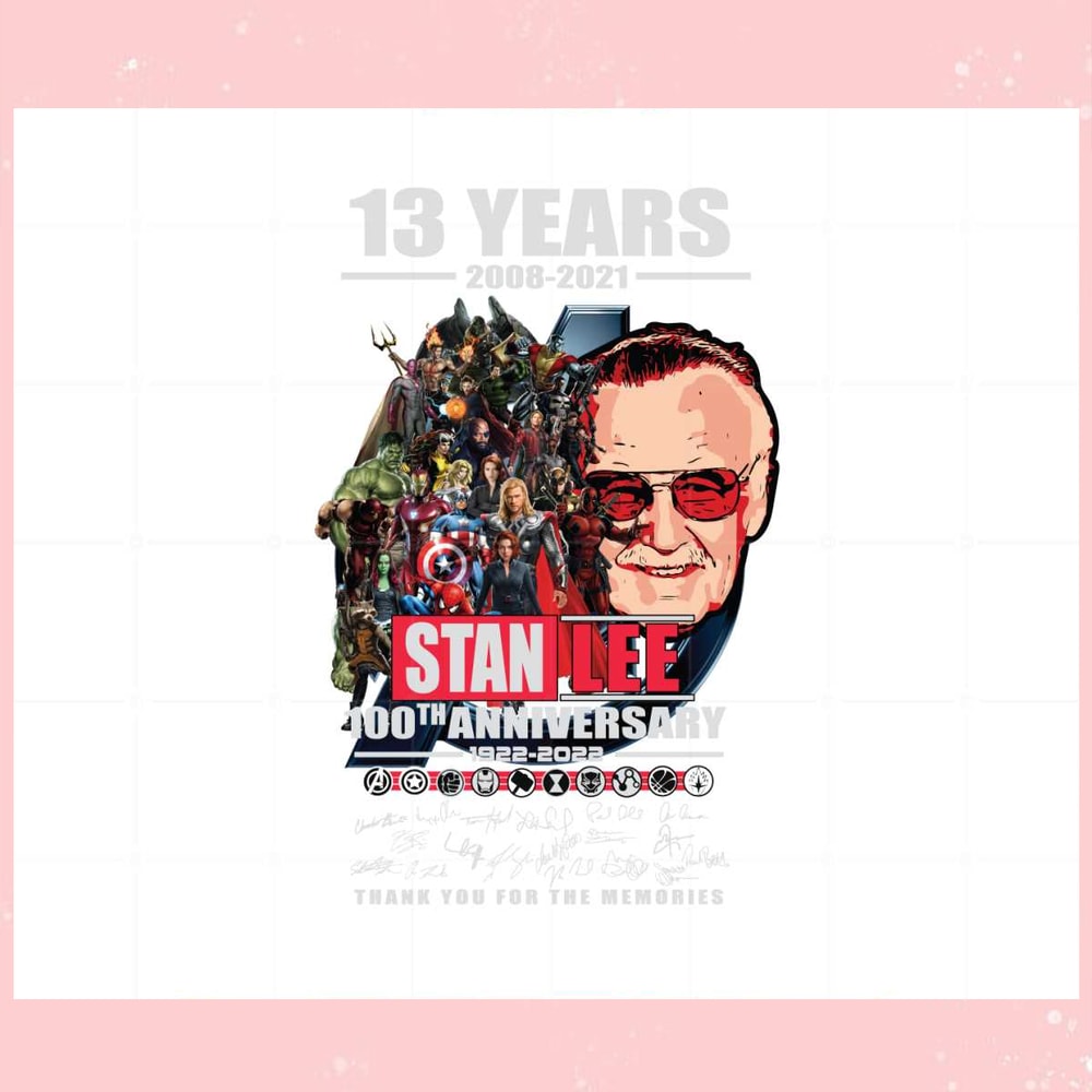 13 Years Marvel Studio Thanks You Stan Lee Png Designs.jpg
