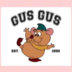 funny disney gus gus cinderella est 1950 svg digital file,disney svg, mickey mouse,princess, movie