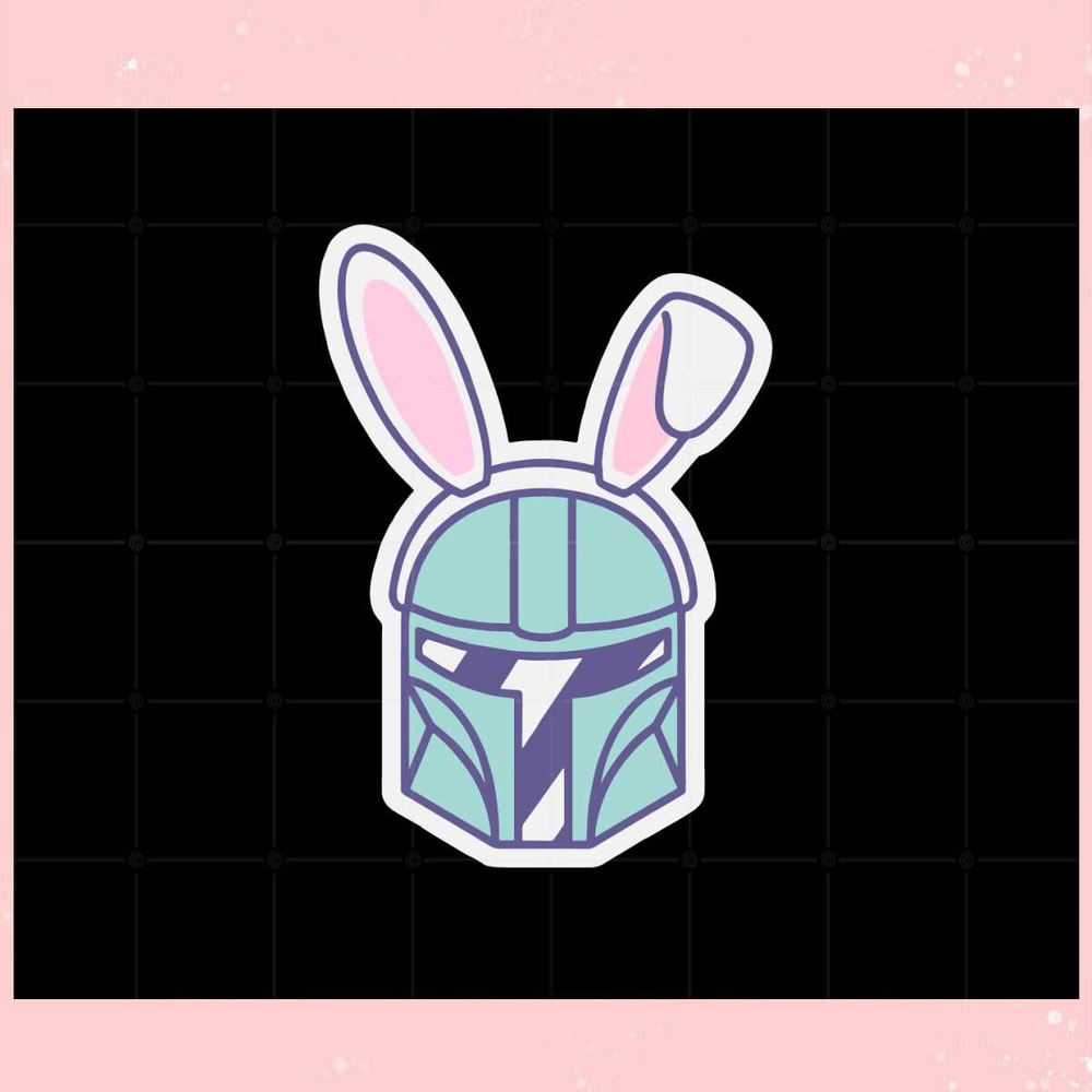 Star Wars The Mandalorian Mando Easter Bunny SVG Cutting Files.jpg