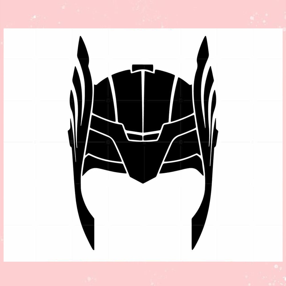 Thor Helmet Love and Thunder Workout Birthday SVG Cutting Files.jpg