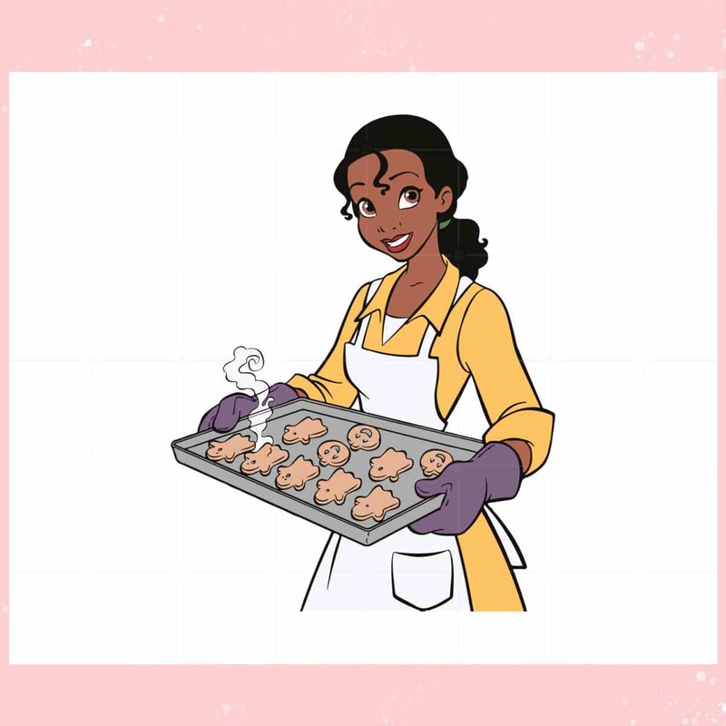 Tiana Disney Princess SVG The Princess and the Frog Vector Cutting Digital File.jpg