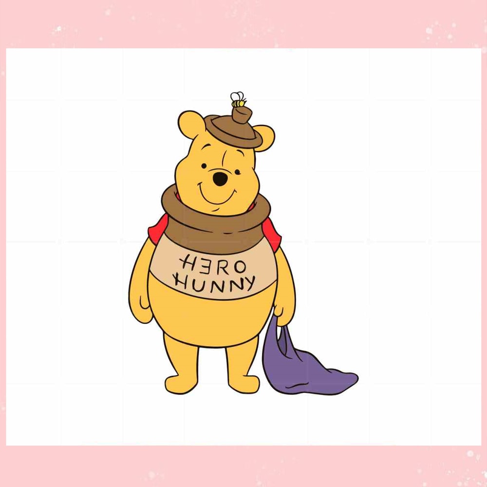 Winnie The Pooh SVG Hero Hunny Bear Design File.jpg
