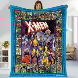 x men characters fleece blanket x men blanket x men wolverine cyclops