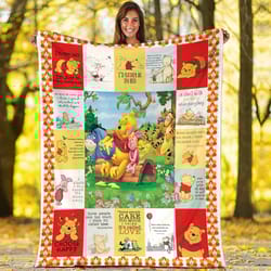 winnie the pooh fleece blanket pooh bear blanket pooh tigger piglet th