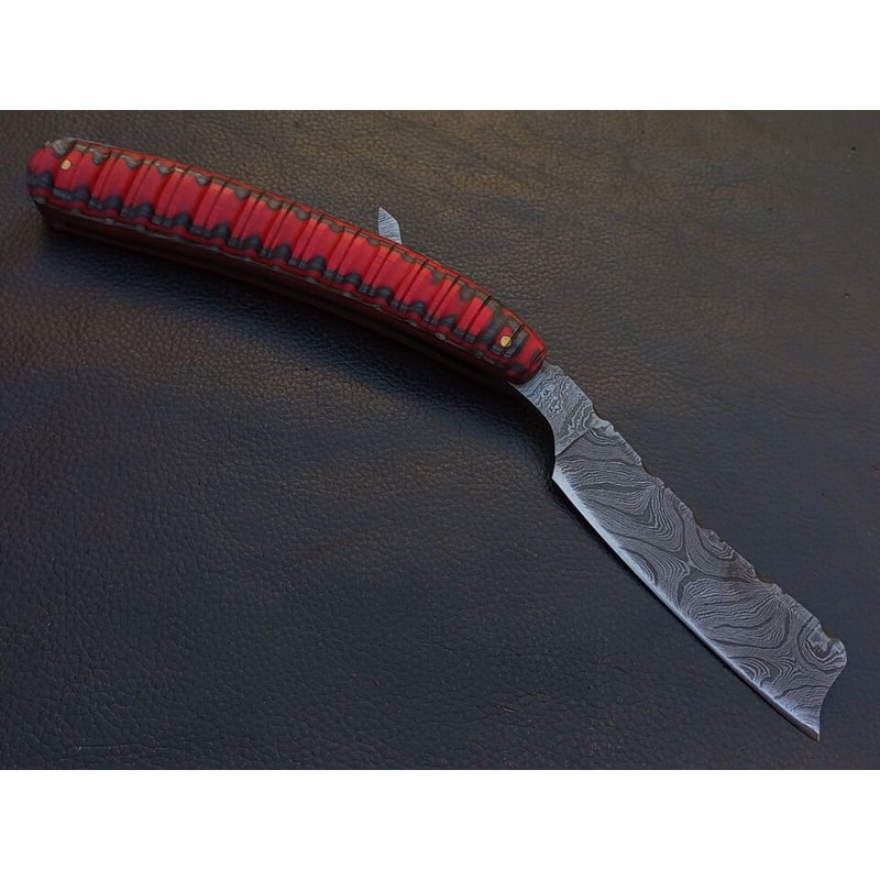Buy Handmade Damascus Razor Knife near me