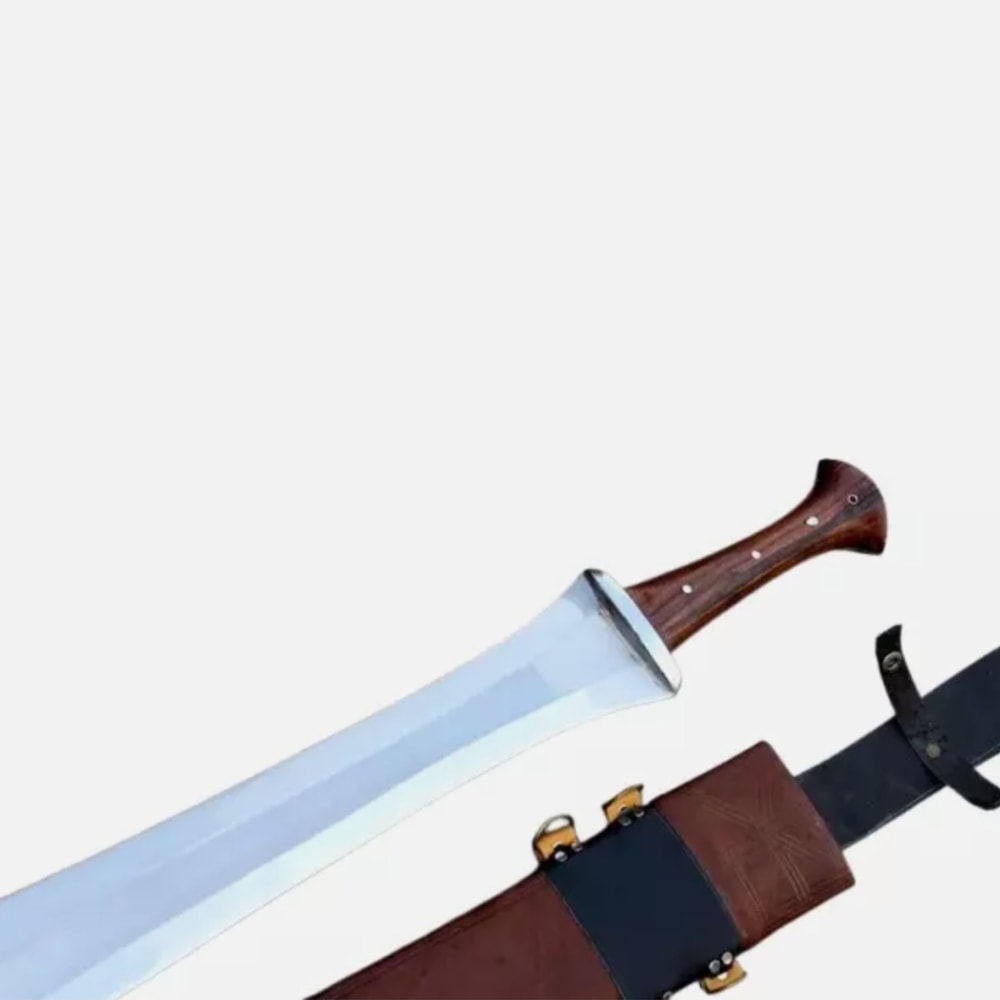 Custom Handmade Carbon Steel Greek Xiphos Hunting SwordHunting Sword Camping 2