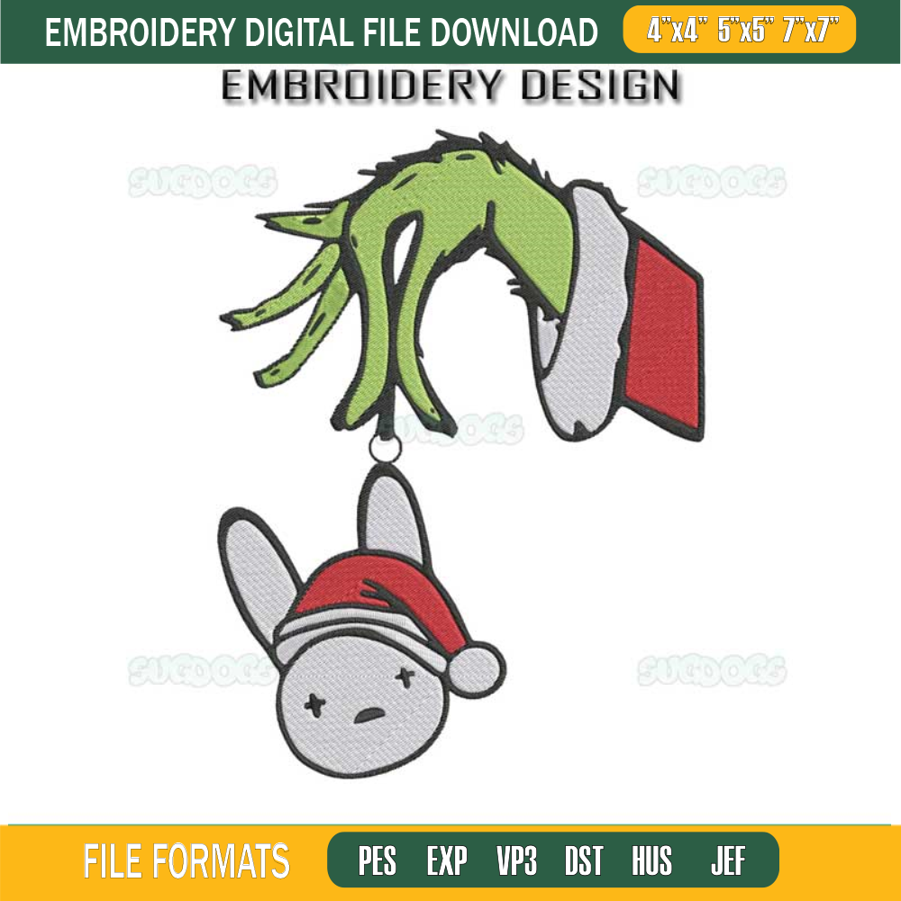 Grinch Hand Christmas Embroidery Design File, Merry Grinchmas Embroidery Design File.jpg